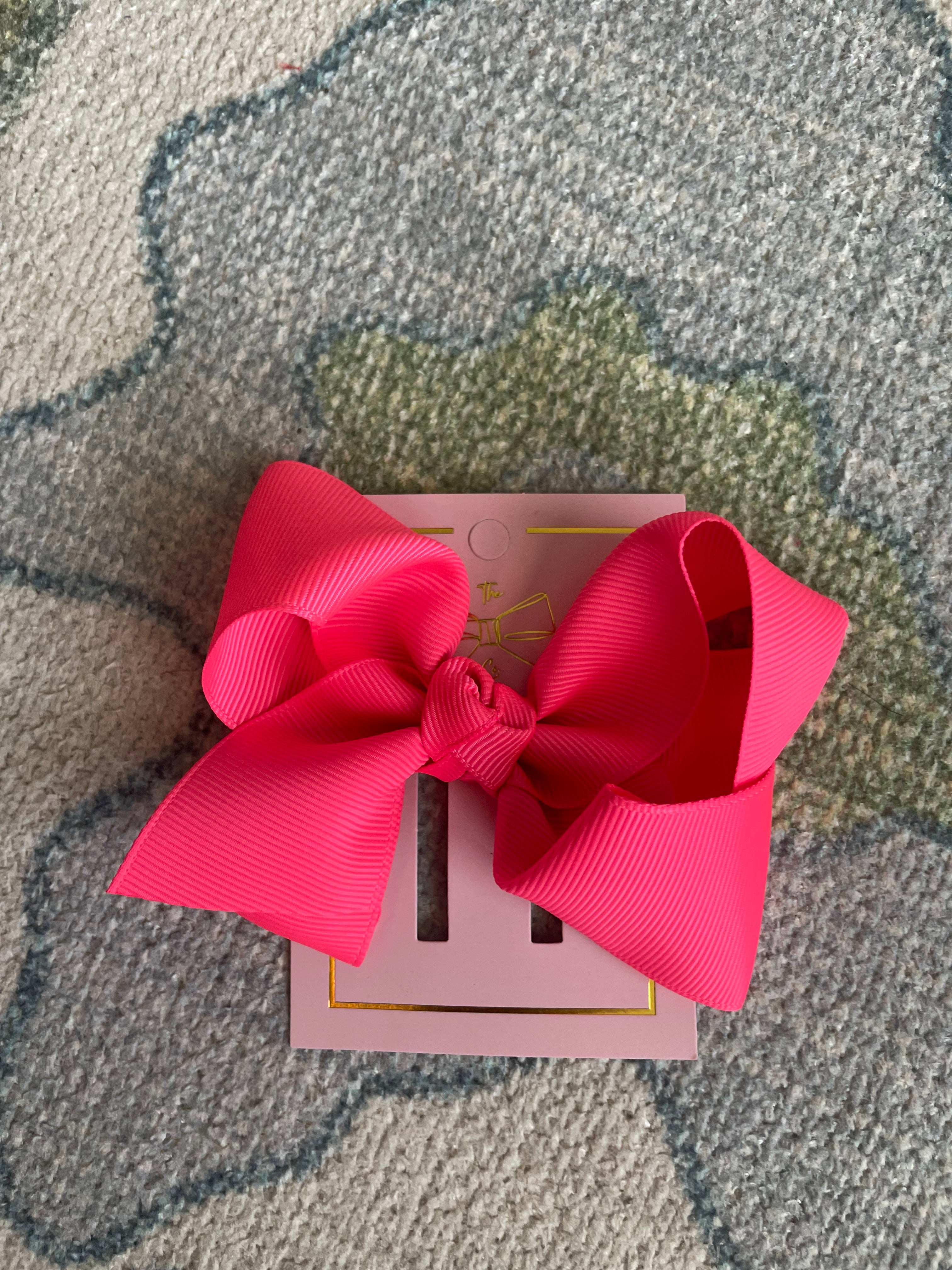 4” Essential Grosgrain Hair Bow-Alligator clip