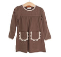 Izzie Dress-Brown