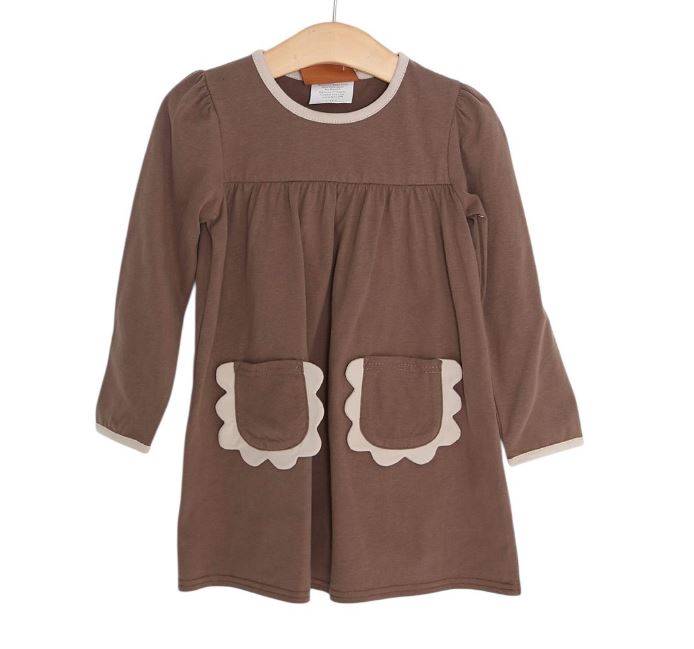 Izzie Dress-Brown