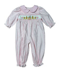 Smocked Gingerbread House Romper