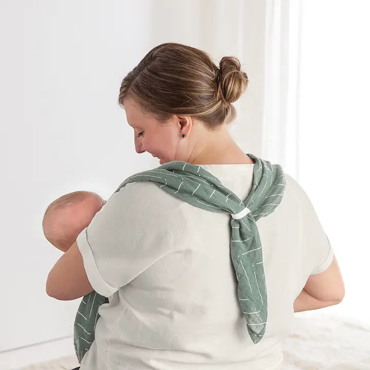 Sage Mudcloth Breastfeeding Boss