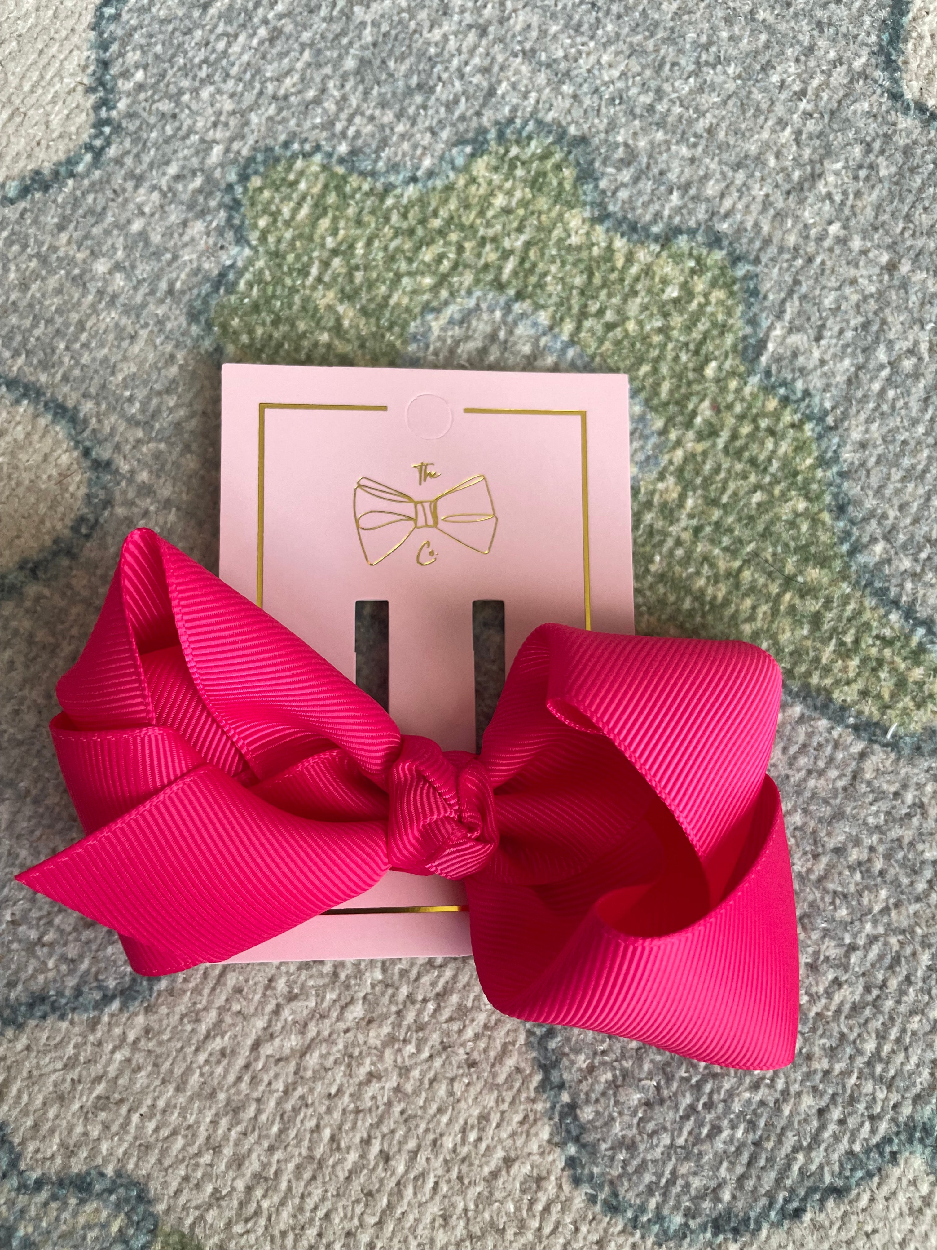 4” Essential Grosgrain Hair Bow-Alligator clip
