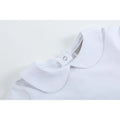 The Perfect Onesie-White Collar Baby Romper Girl or Boy