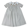 Mallard Duck Smocked Bishop Dress
