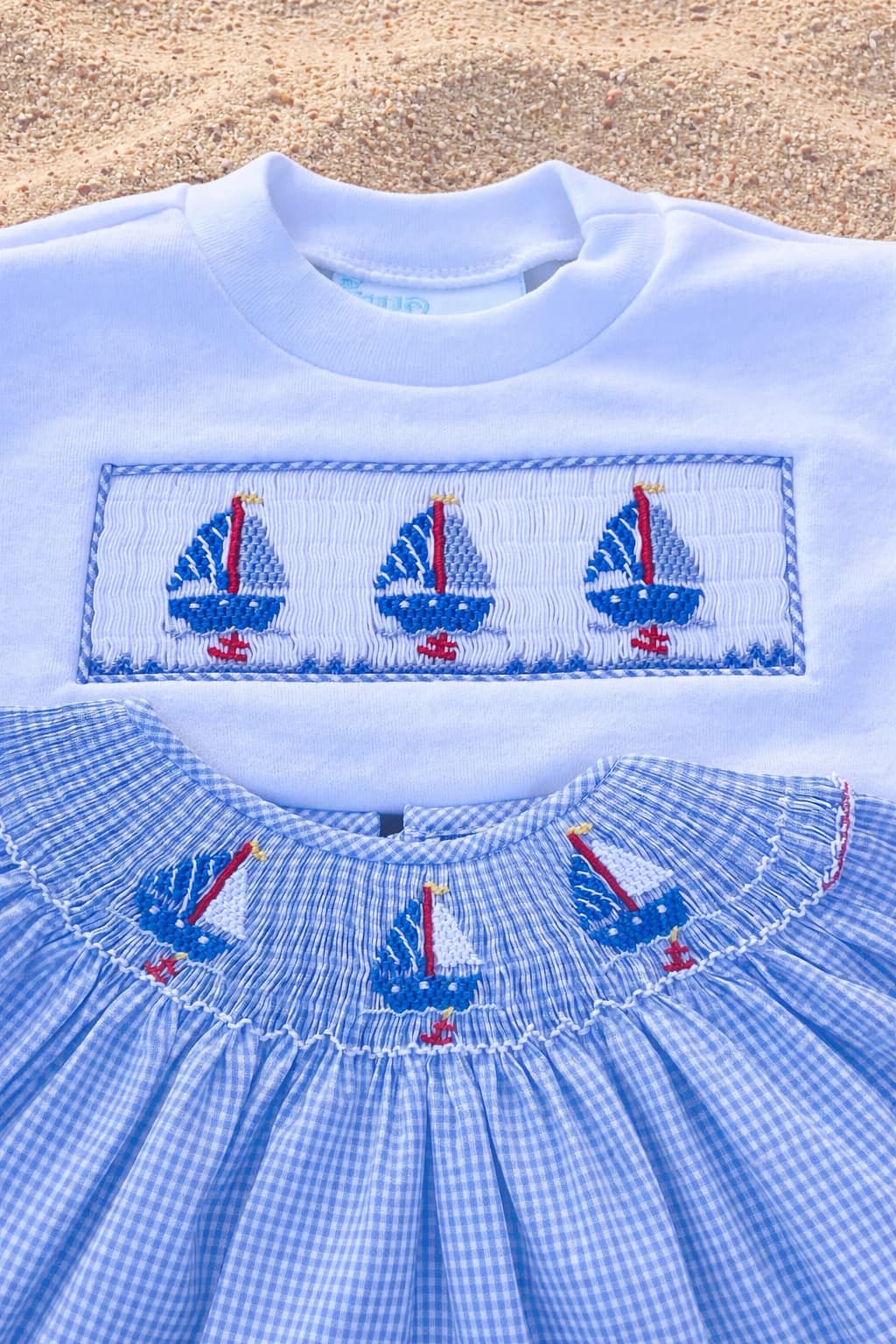Smocked Sailboats T-shirt