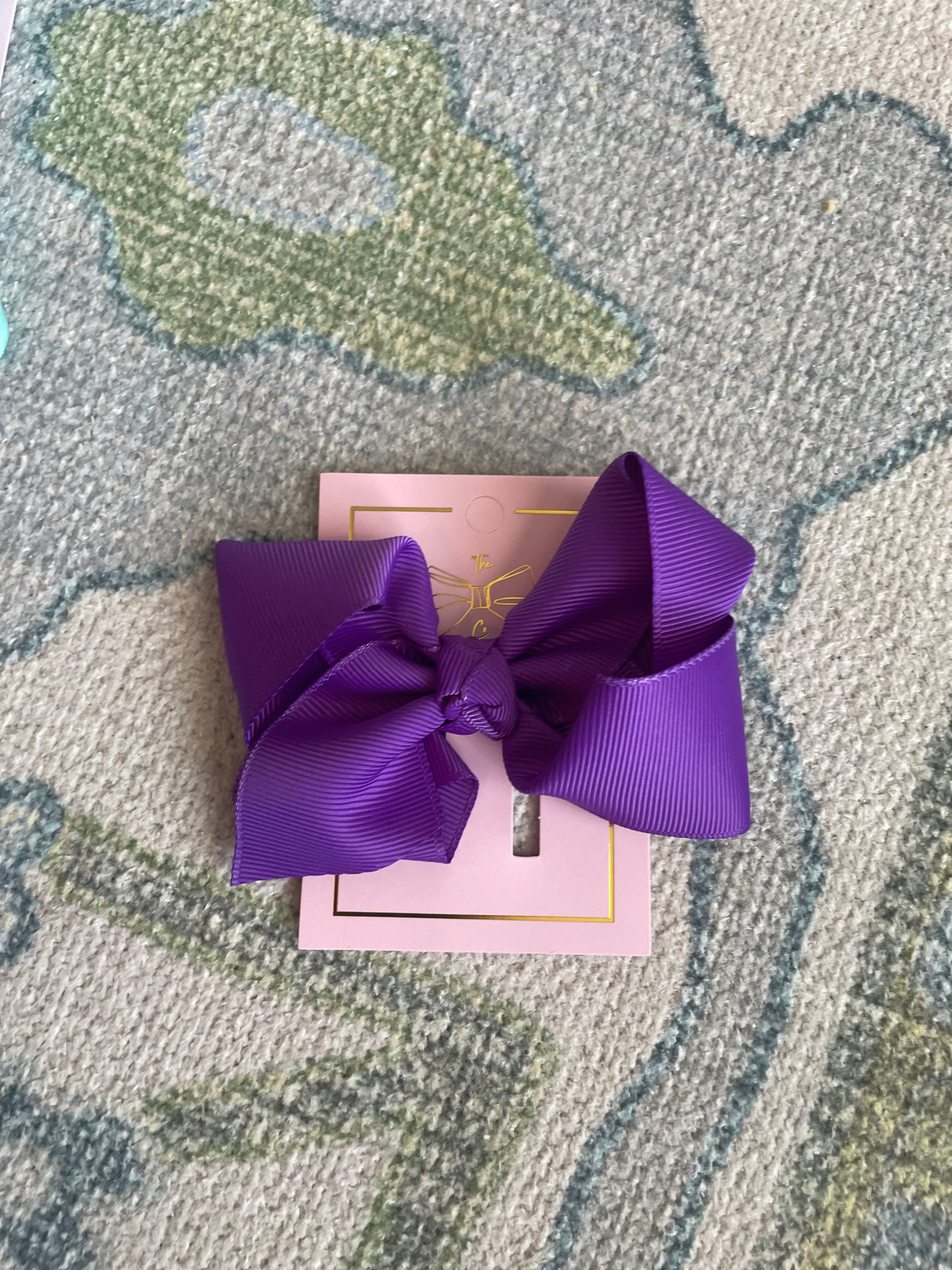 4” Essential Grosgrain Hair Bow-Alligator clip