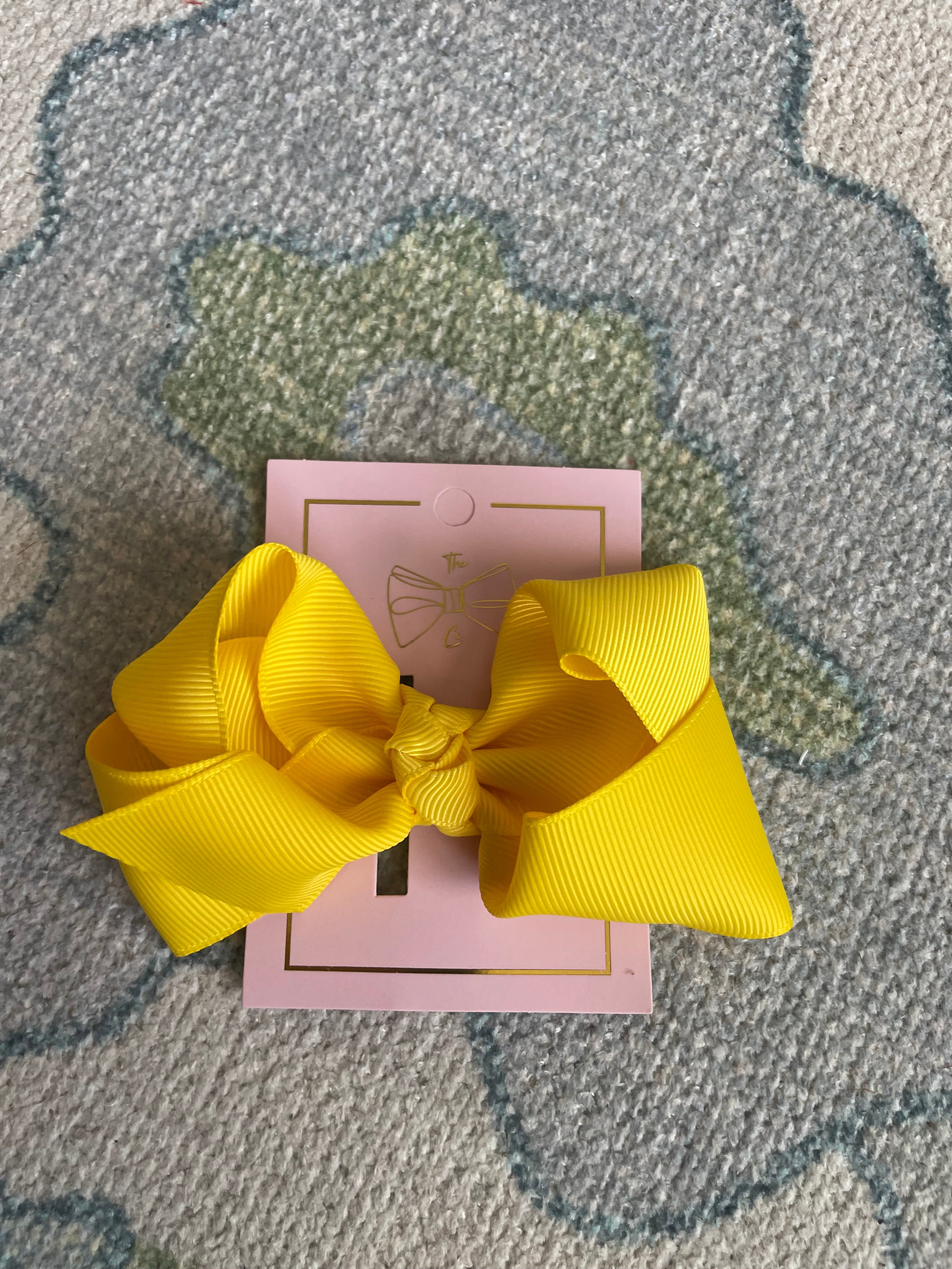 4” Essential Grosgrain Hair Bow-Alligator clip