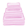 Pink Seersucker Stacking Set