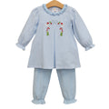 A Classic Christmas Pleat Bloomer Pants Set