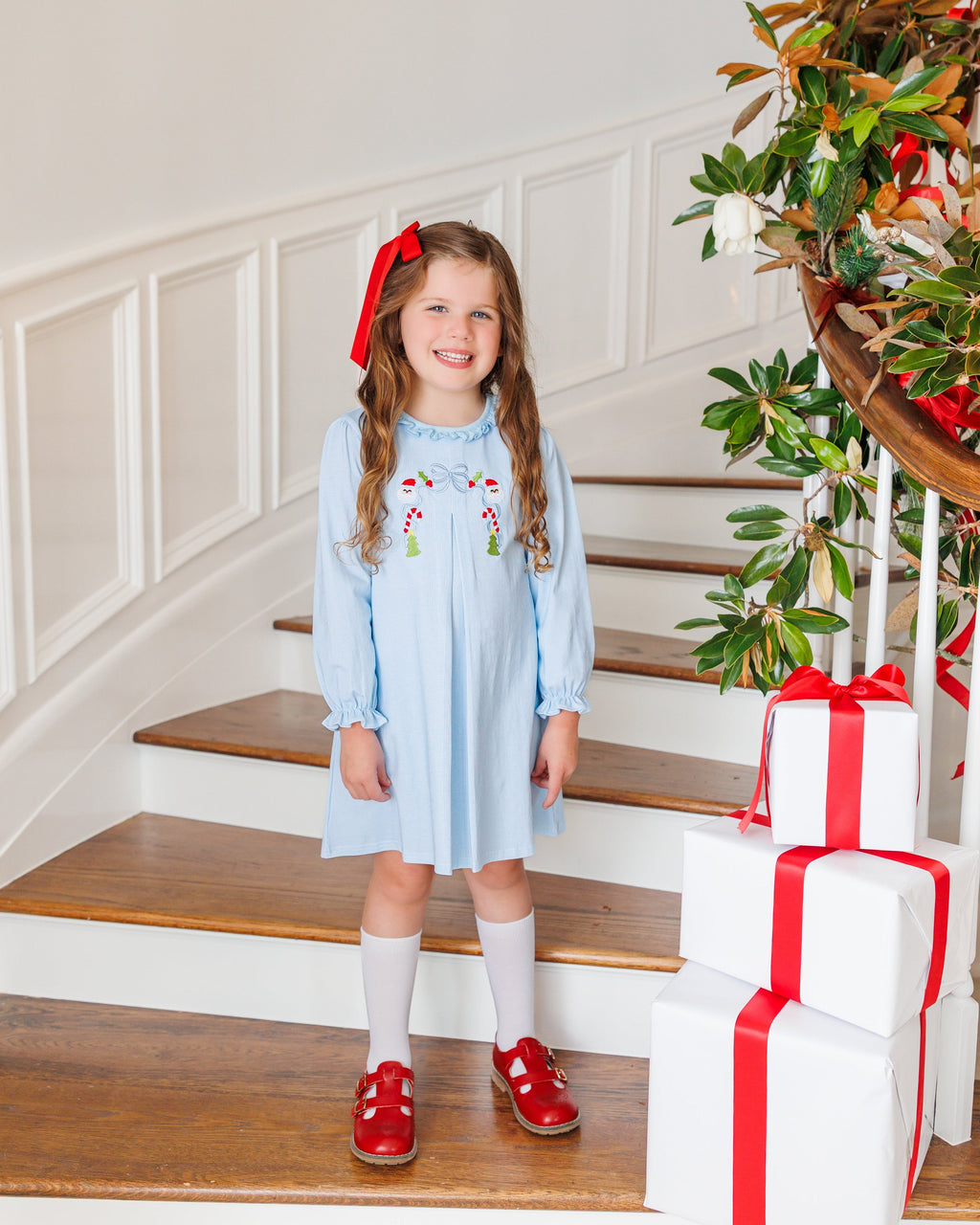 A Classic Christmas Pleat Dress