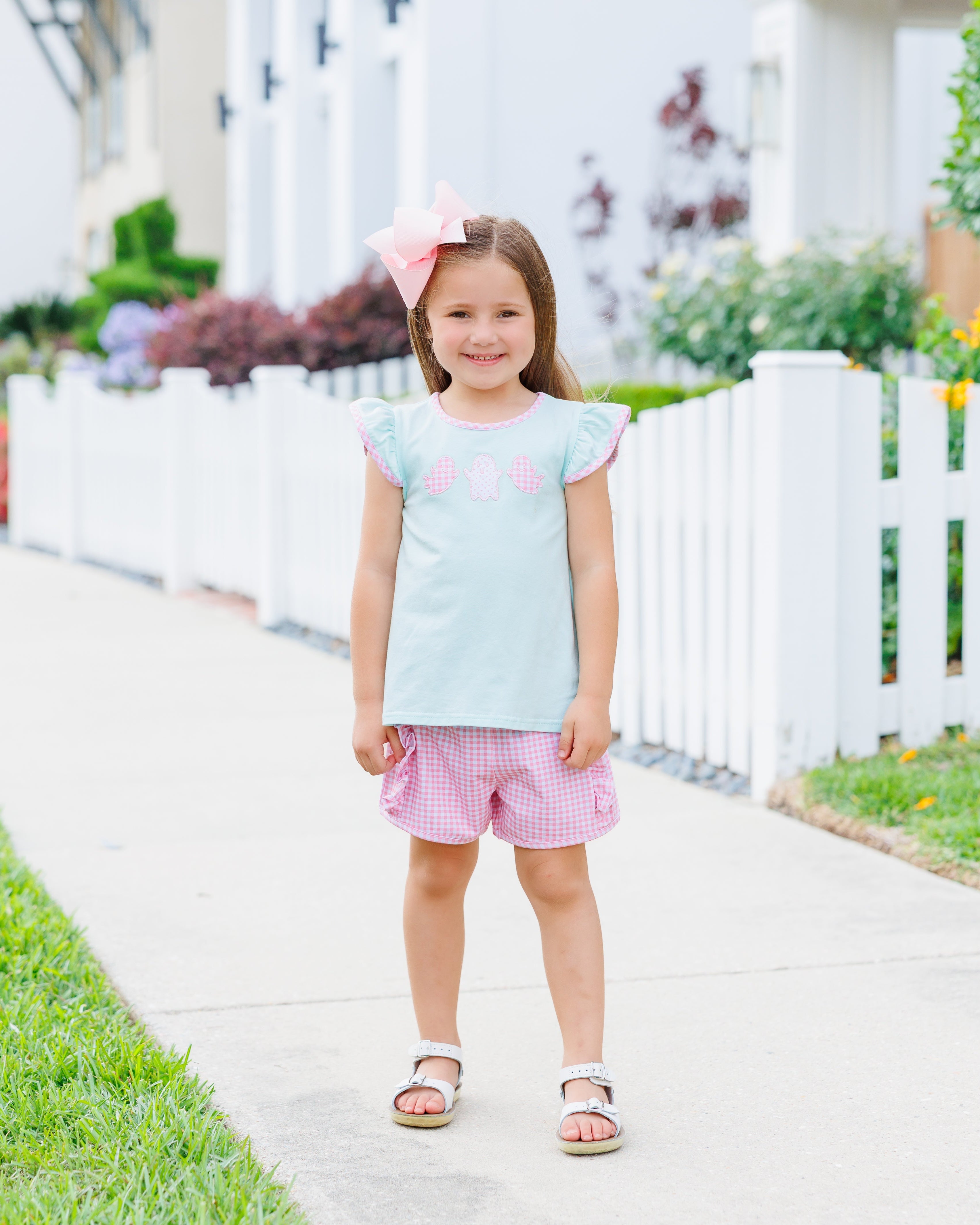Boo Buddies Ruffle Short Set