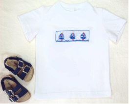 Smocked Sailboats T-shirt