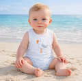 Seabird Shores Applique Diaper Cover Set