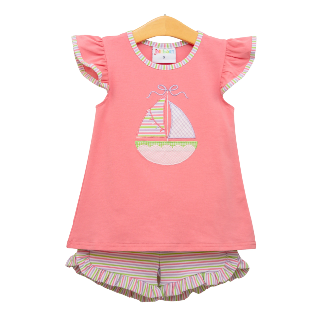 Sailin' Away Flutter Short Set