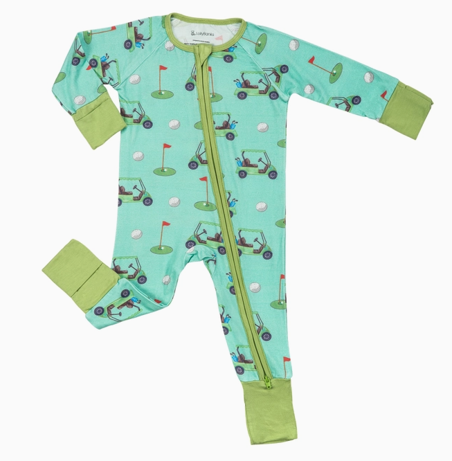 Golf A Round Baby Bamboo Pajamas