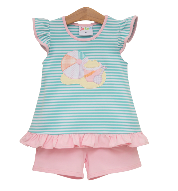Beach Days Ruffle Short Set