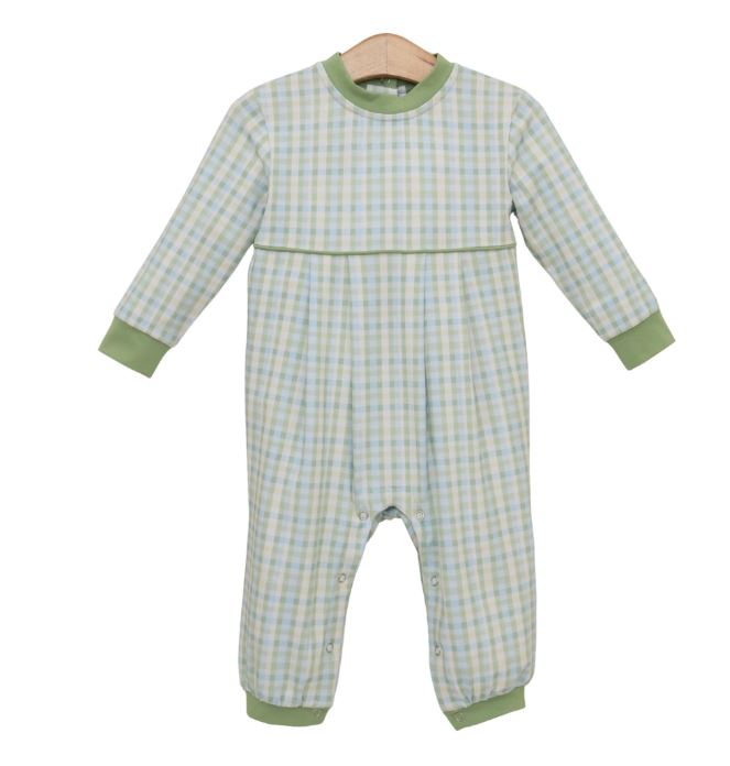 Basin Plaid Patrick Romper