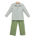 Basin Plaid Evan Pullover Pants Set