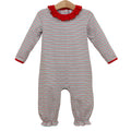 Christmas Candy Stripe Emily Romper