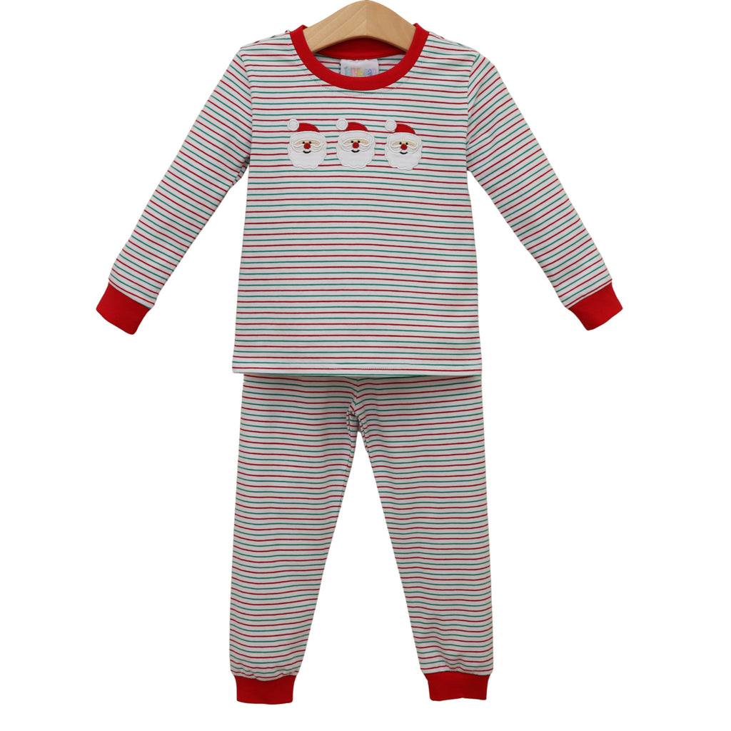 Christmas Candy Stripe Santa Set