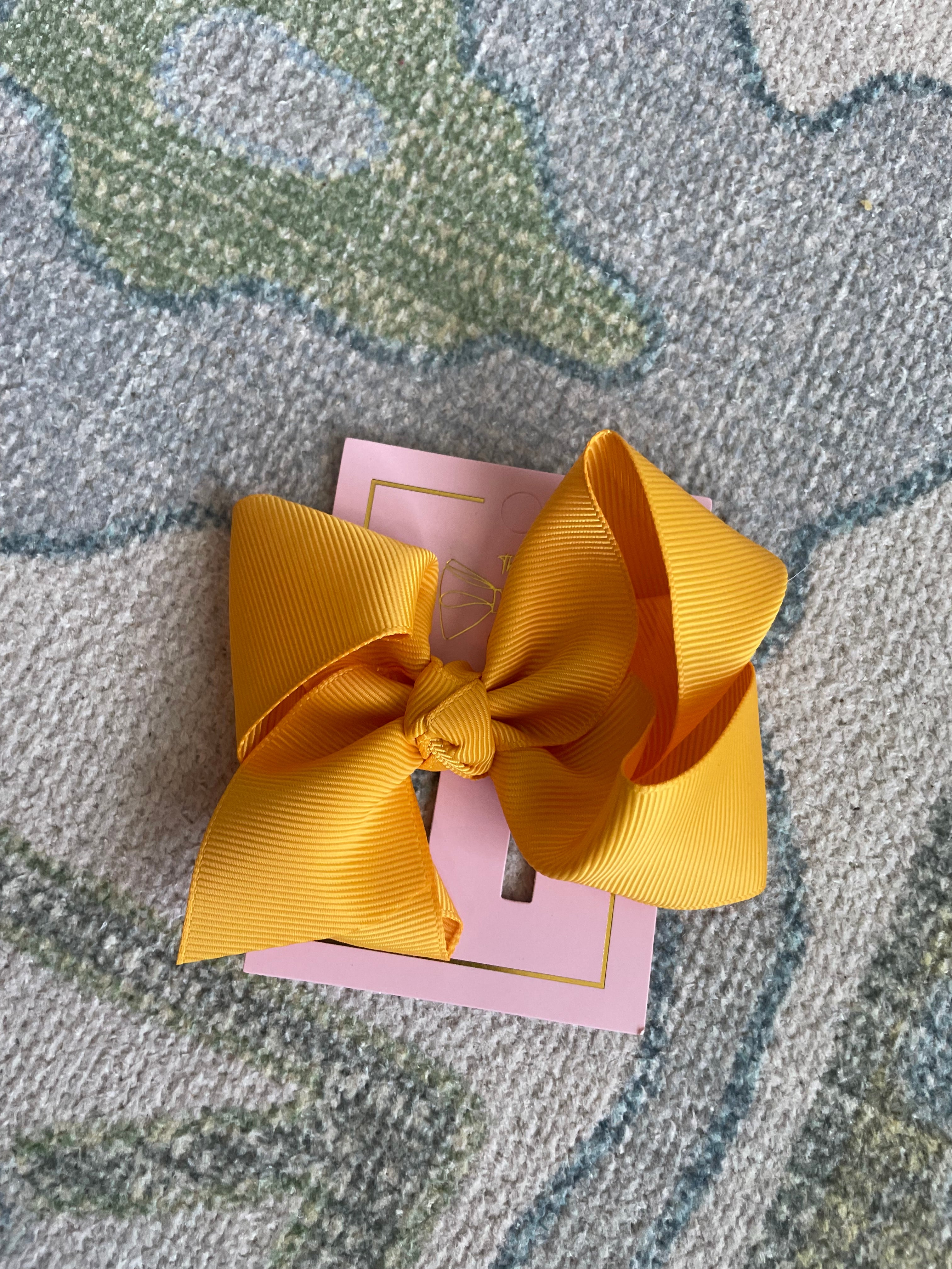 4” Essential Grosgrain Hair Bow-Alligator clip
