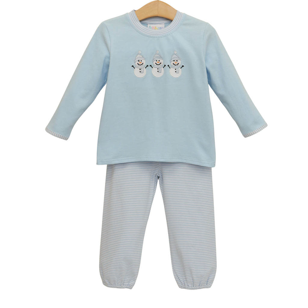 Frosty Friends Bloomer Pants Set