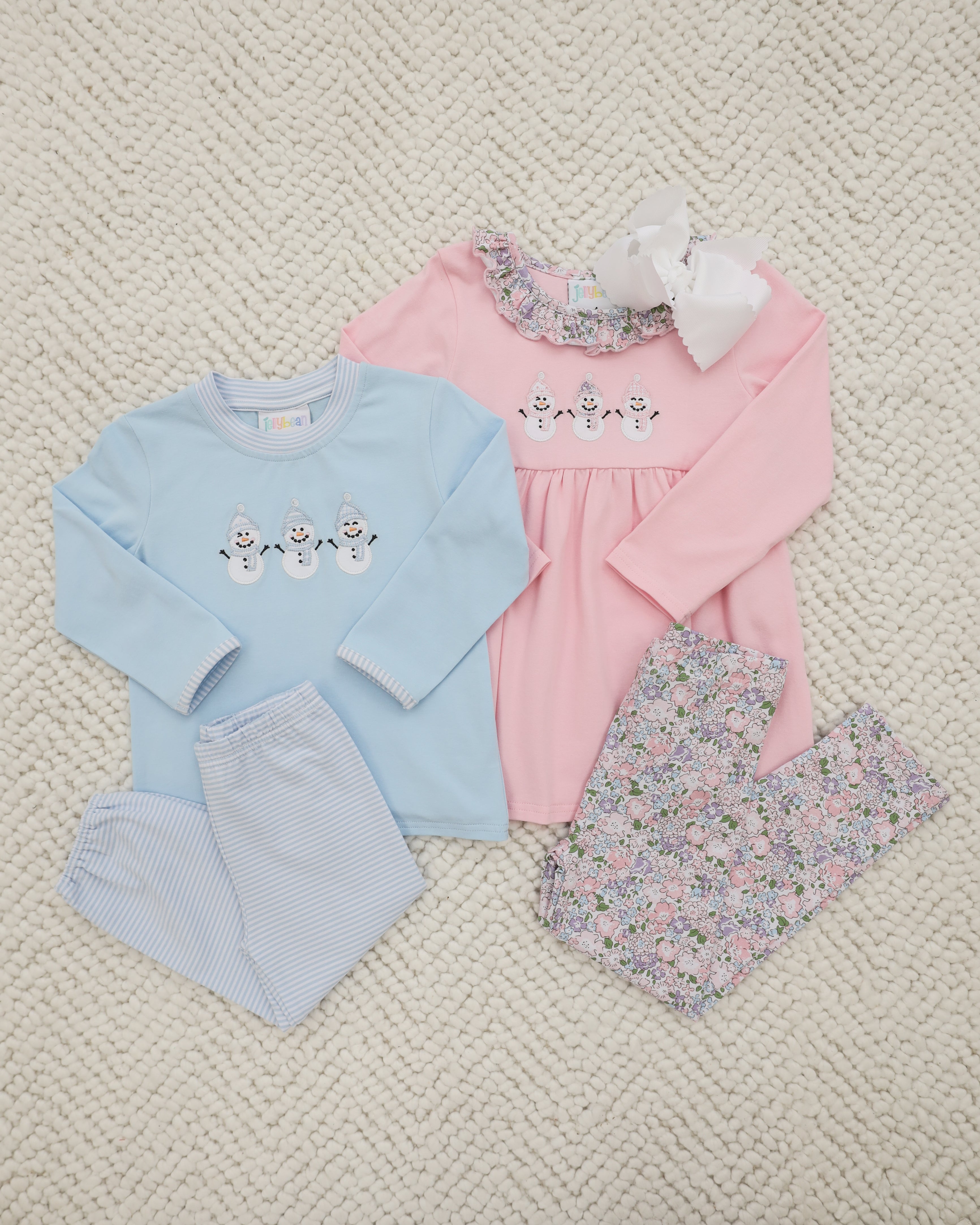 Frosty Friends Ruffle Pants Set