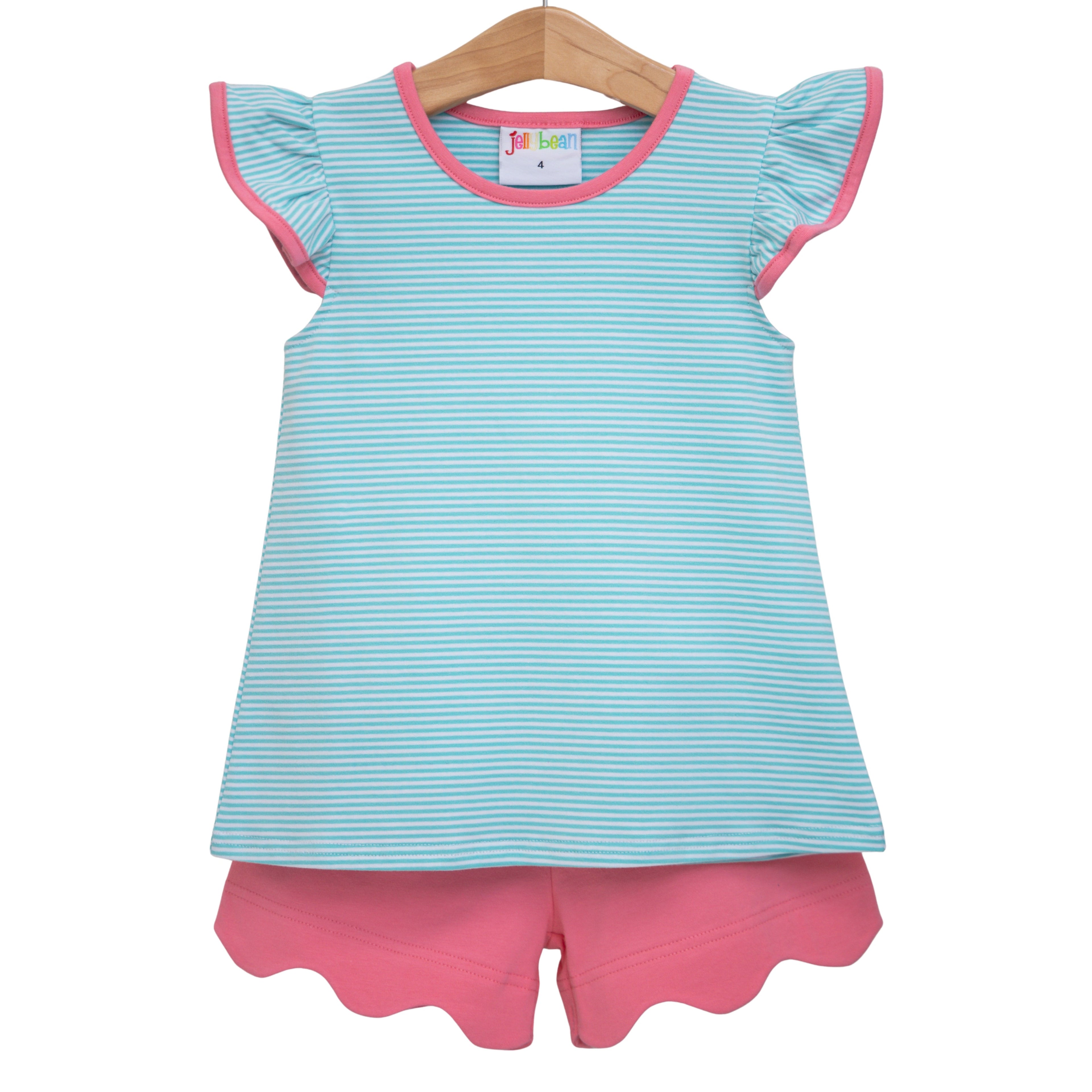 Mia Scallop Short Set