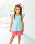 Mia Scallop Short Set