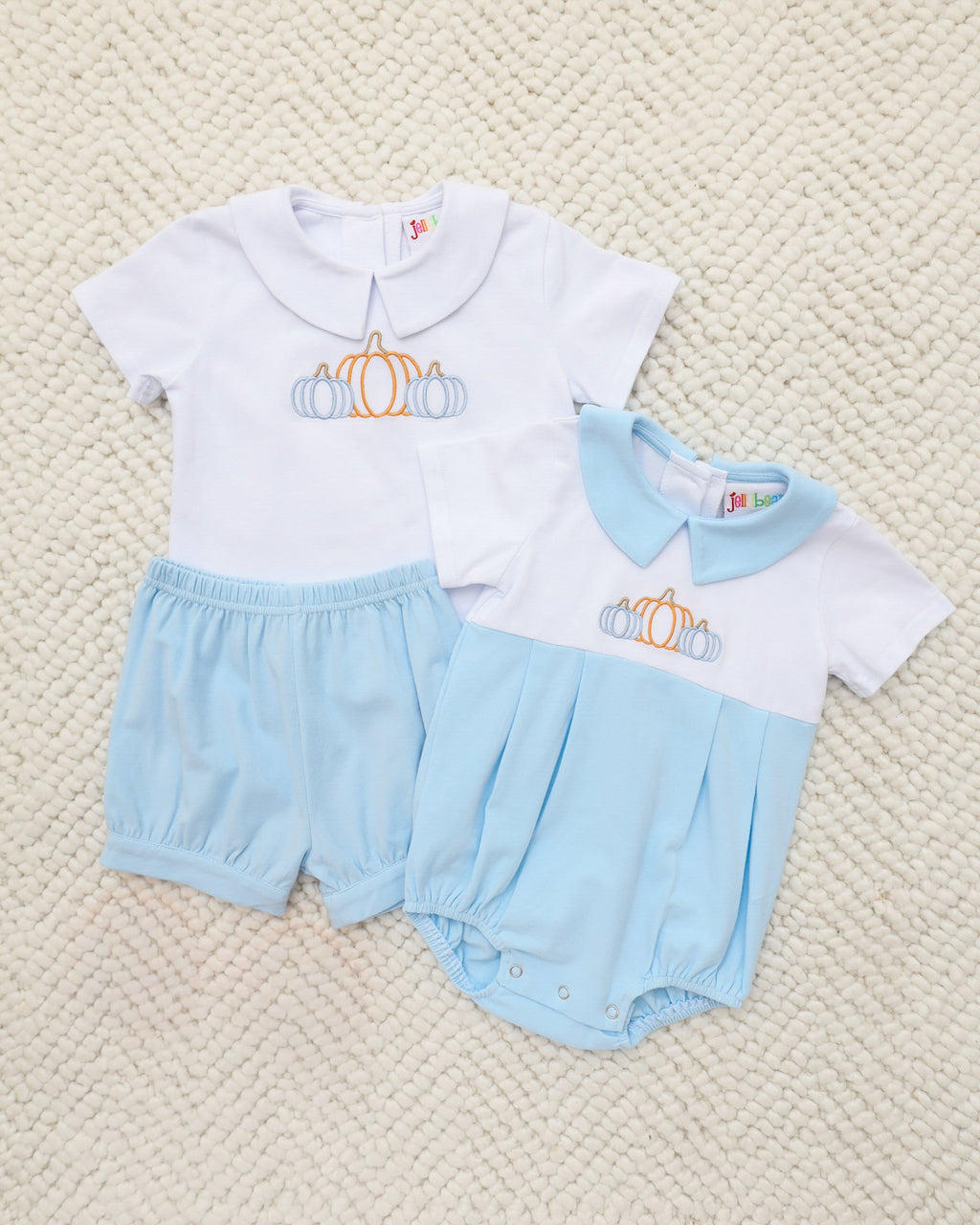 Proper Pumpkins Banded Short Set