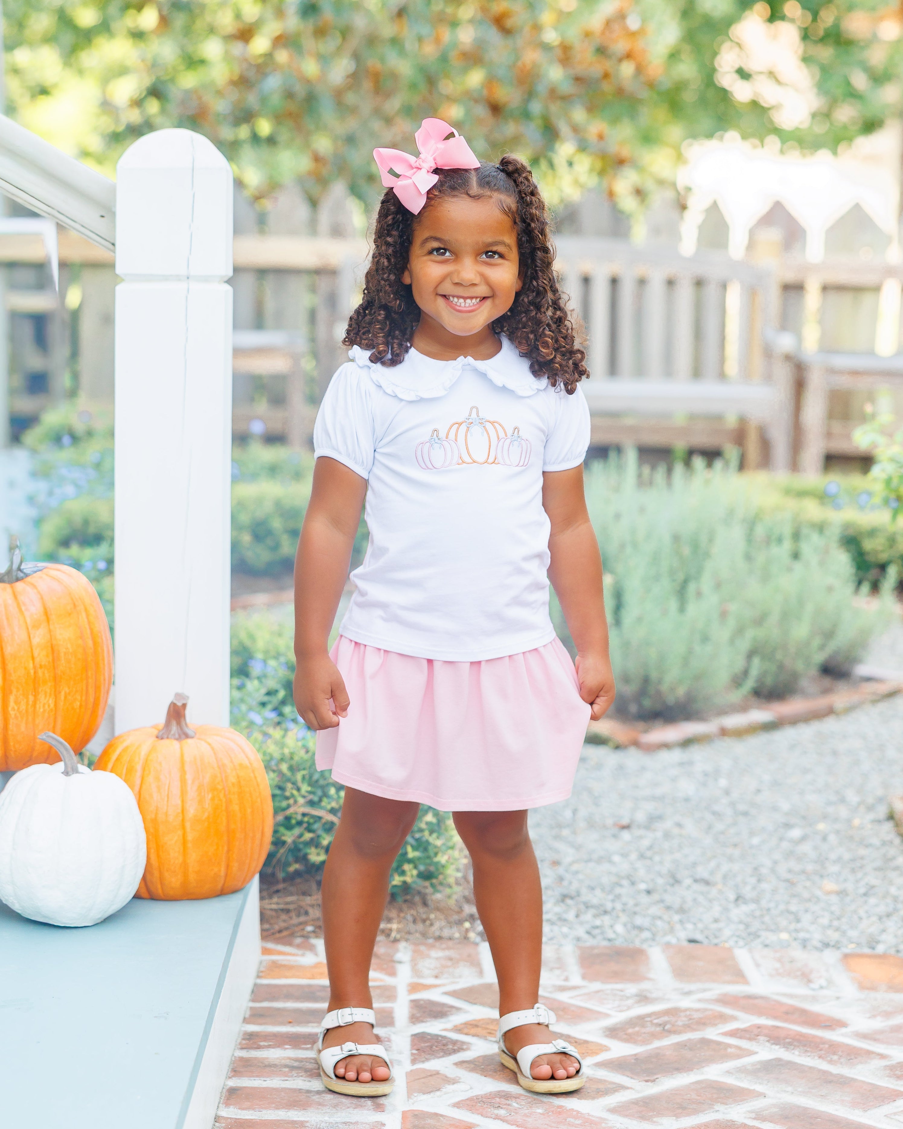 Proper Pumpkin Skort Set