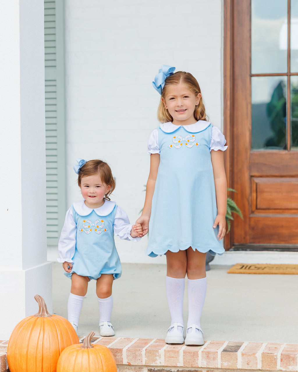 Pumpkin Bow Bubble Set