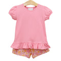 Pumpkin Petals Ruffle Short Set