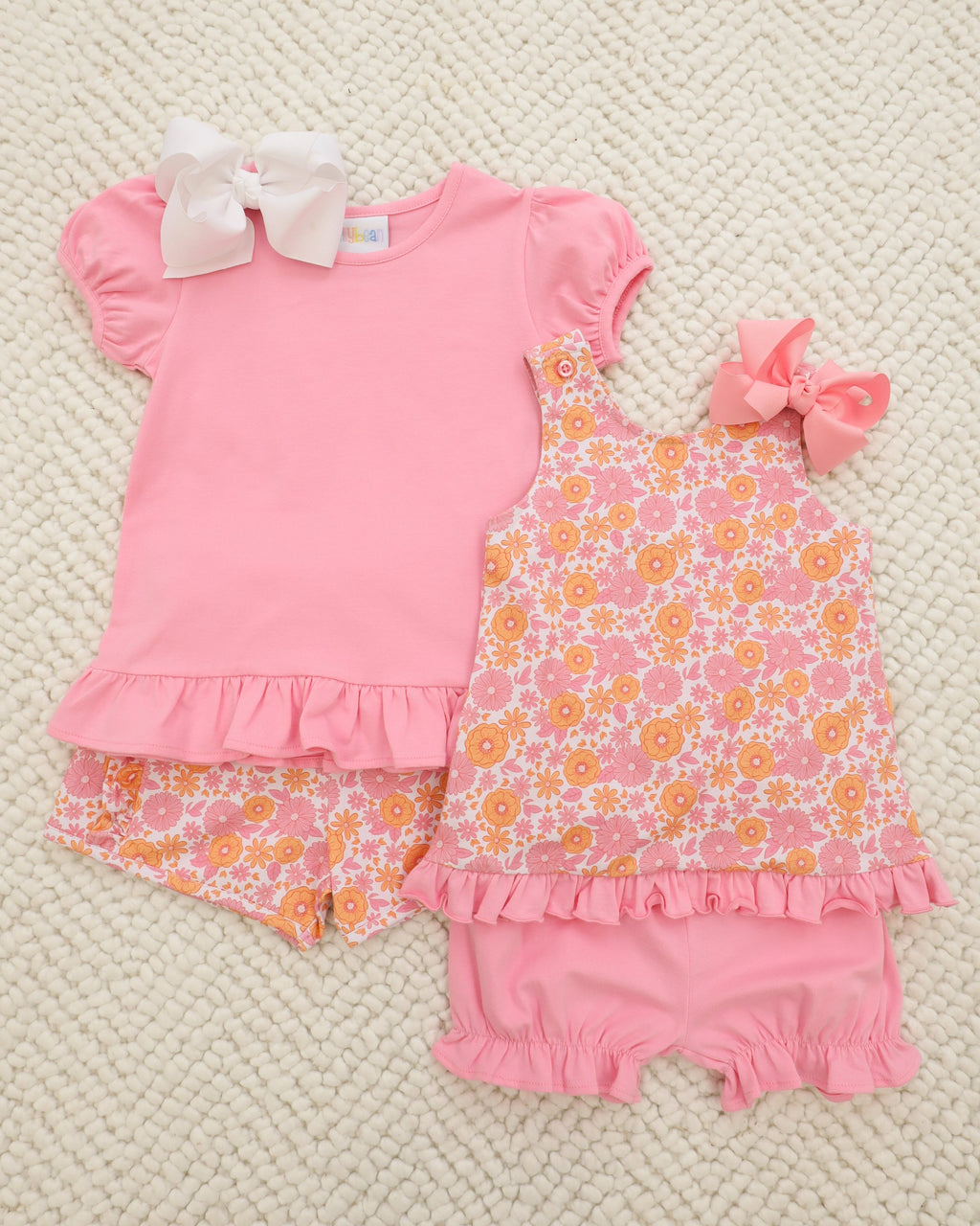 Pumpkin Petals Swing Back Bloomer Set