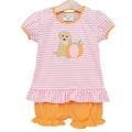 Pumpkin and Paws Bloomer Set