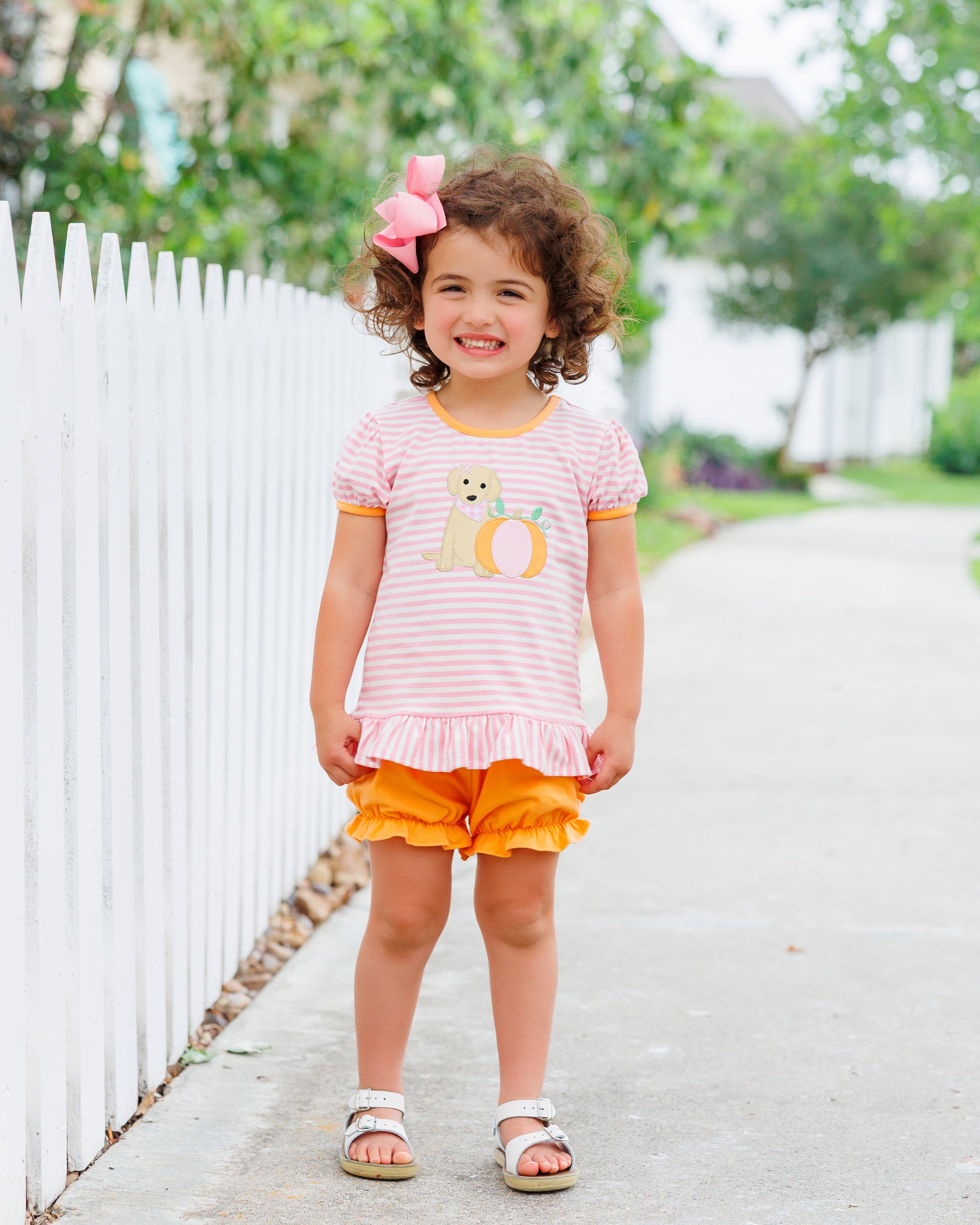 Pumpkin and Paws Bloomer Set