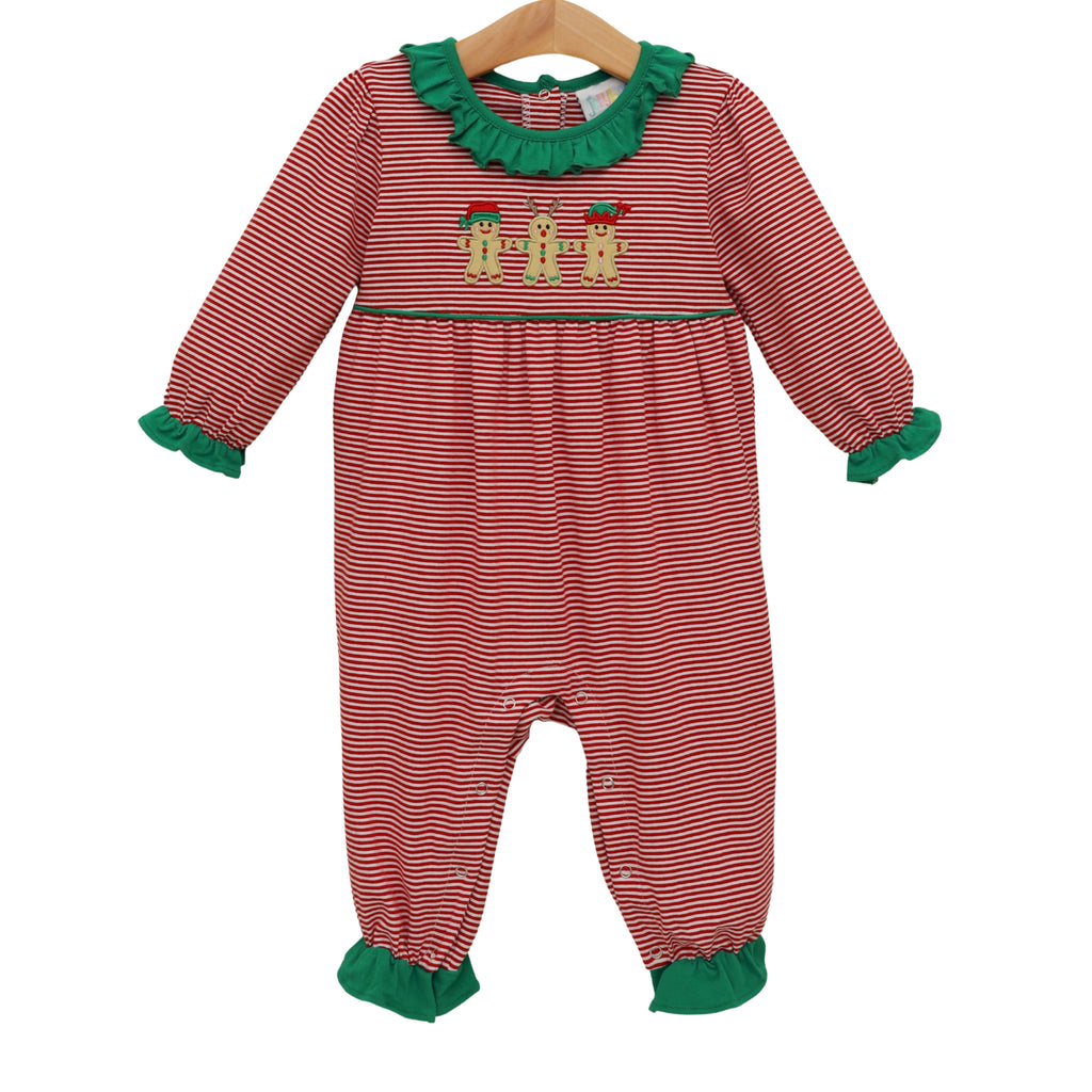 Santa's Sweet Helpers Ruffle Romper