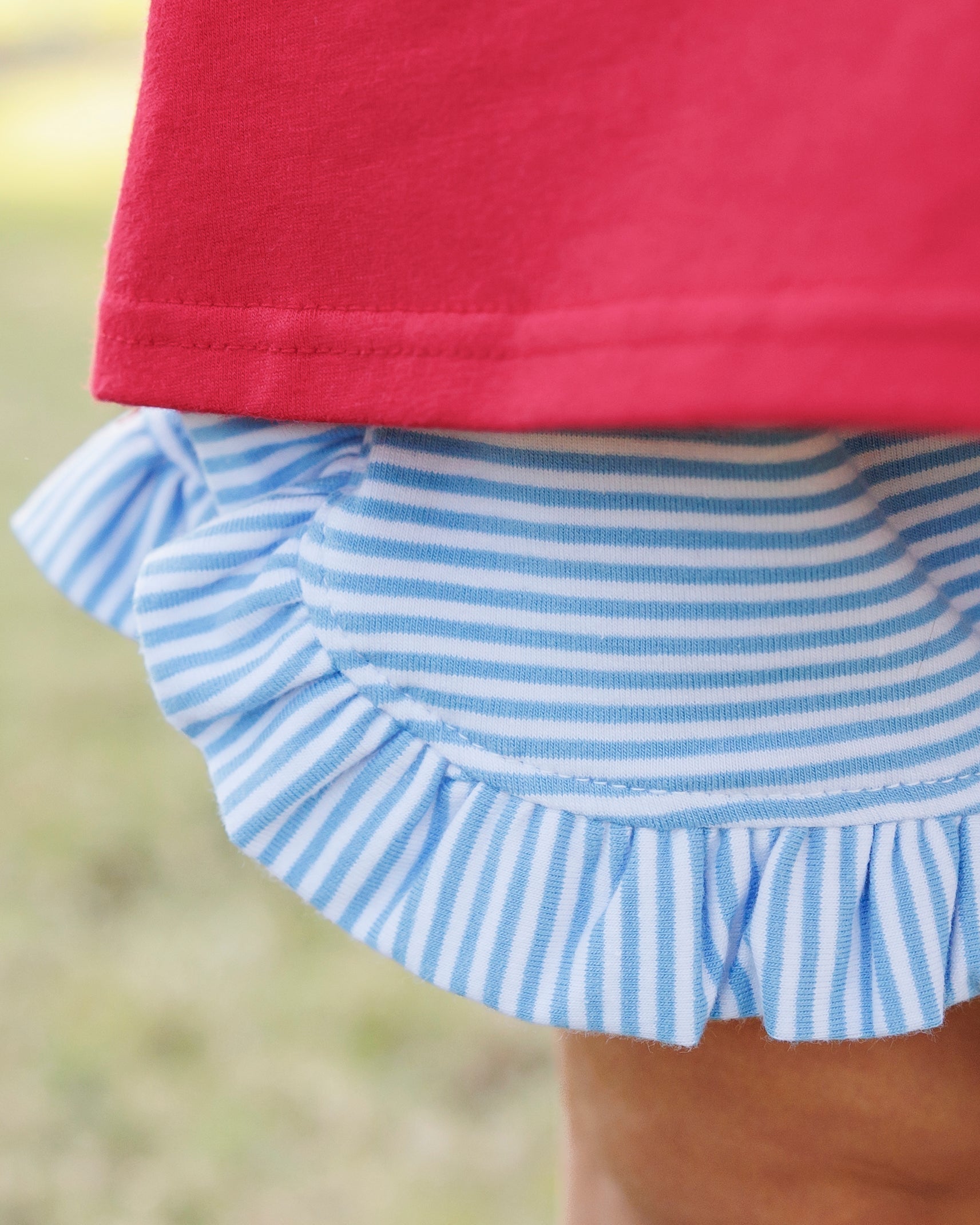 Spring Ball Ruffle Short Set