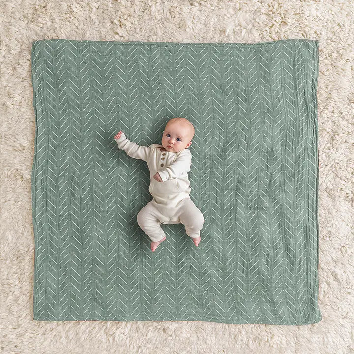 Sage Mudcloth Breastfeeding Boss